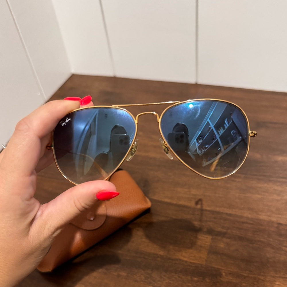 Ray-ban blue gradient sunglasses